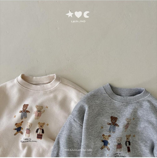 Baby Bear Friends Sweatshirt [LALALAND]（2026AW） 6