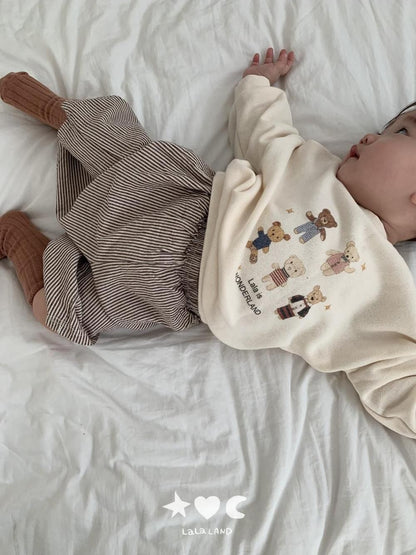 Baby Bear Friends Sweatshirt [LALALAND]（2026AW） 9