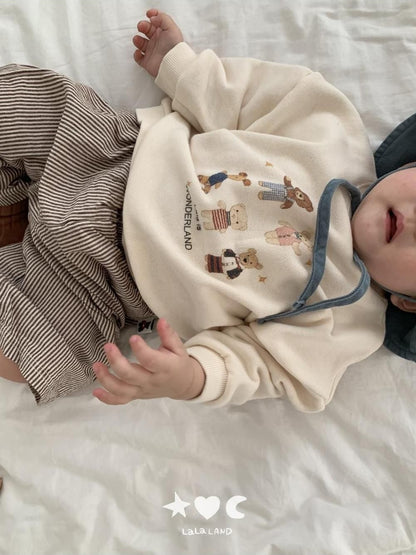 Baby Bear Friends Sweatshirt [LALALAND]（2026AW） 11