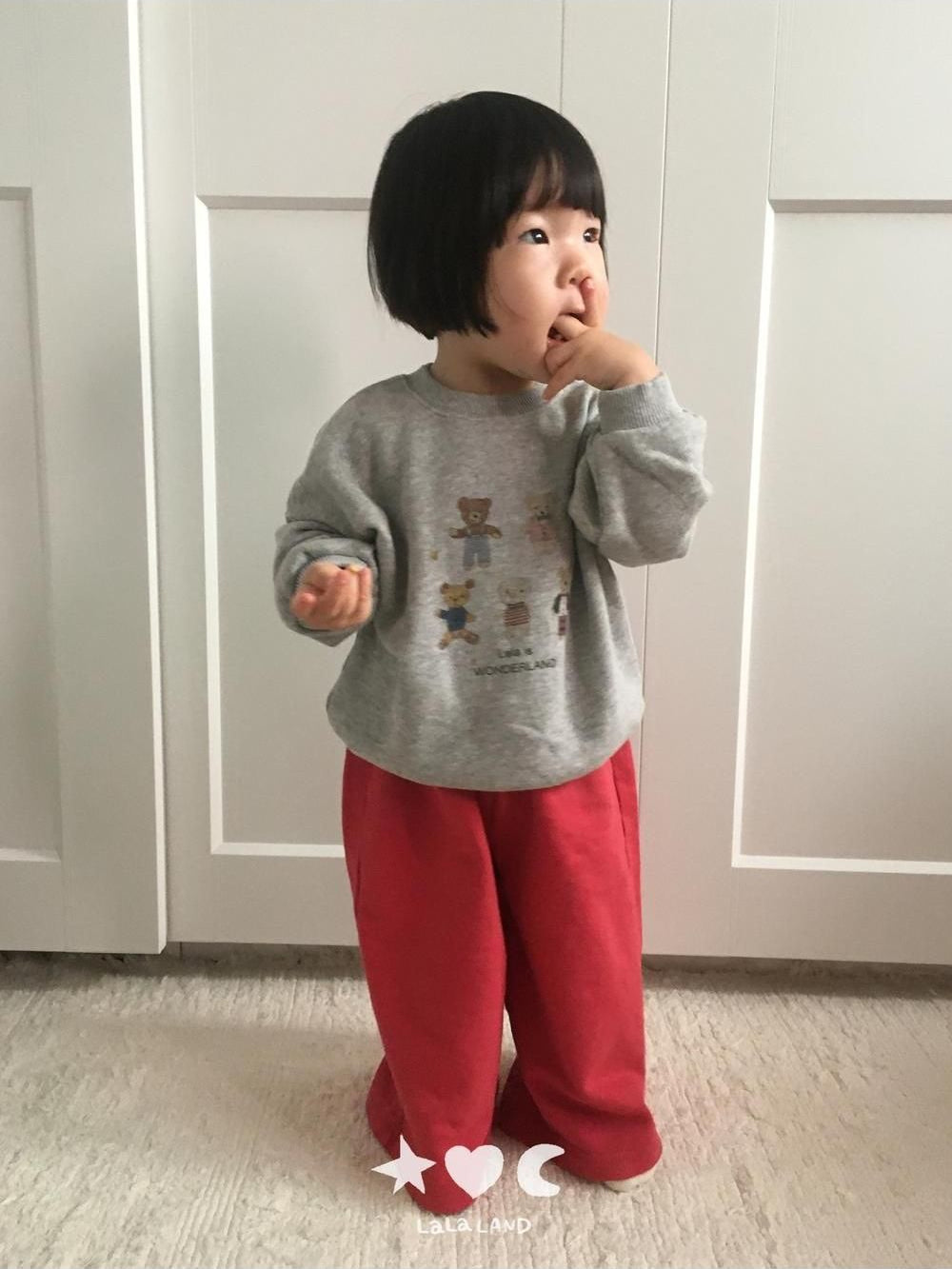 Baby Bear Friends Sweatshirt [LALALAND]（2026AW） 13