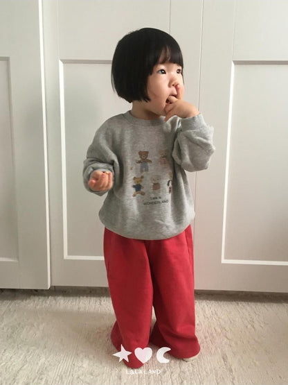 Baby Bear Friends Sweatshirt [LALALAND]（2026AW） 13