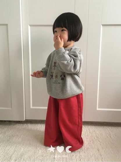 Baby Bear Friends Sweatshirt [LALALAND]（2026AW） 14