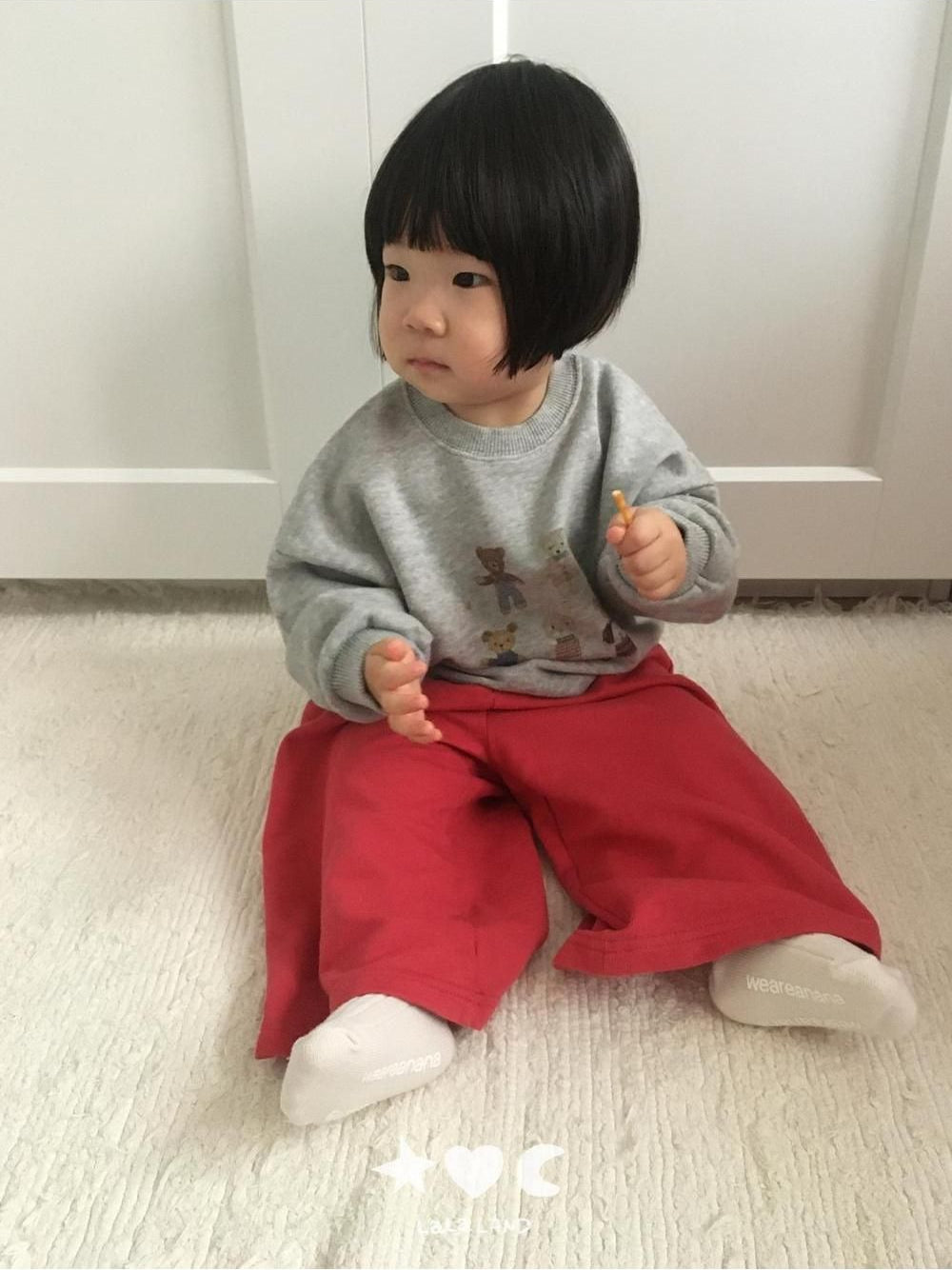 Baby Bear Friends Sweatshirt [LALALAND]（2026AW） 15