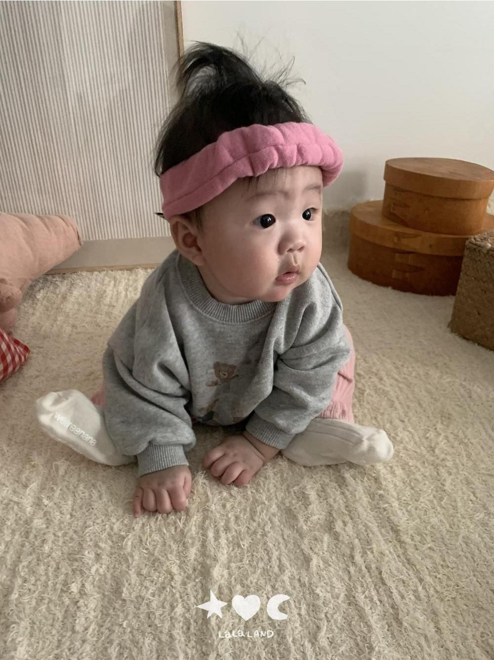 Baby Bear Friends Sweatshirt [LALALAND]（2026AW） 25