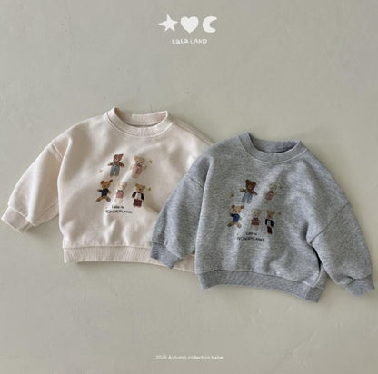 Baby Bear Friends Sweatshirt [LALALAND]（2026AW） 1