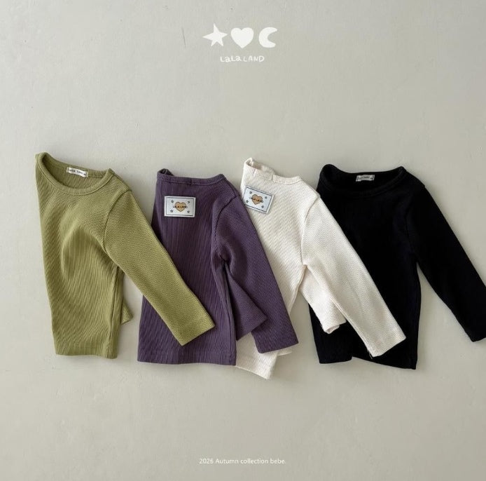 Baby Macaron Ribbed Tee [LALALAND]（2026AW） 1