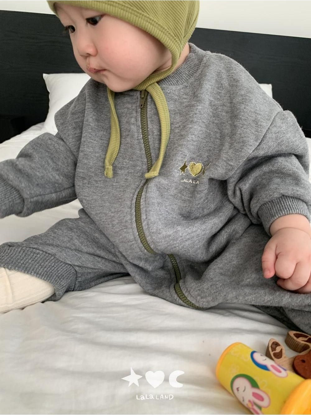 Baby Terry Zip-Up Bodysuit [LALALAND]（2026AW） 8