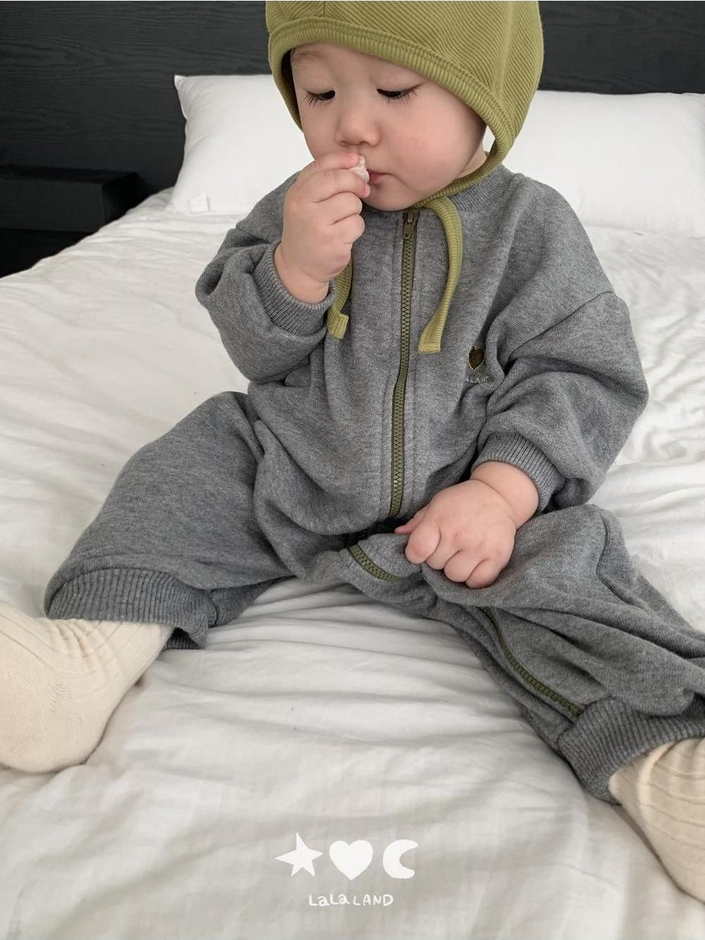 Baby Terry Zip-Up Bodysuit [LALALAND]（2026AW） 13