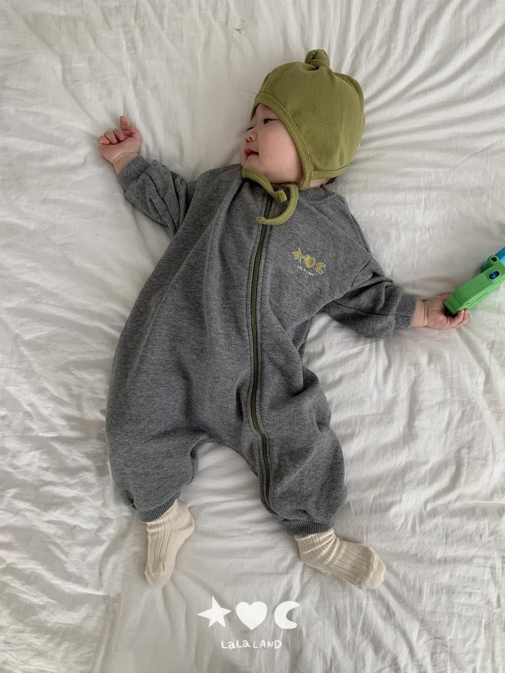 Baby Terry Zip-Up Bodysuit [LALALAND]（2026AW） 17
