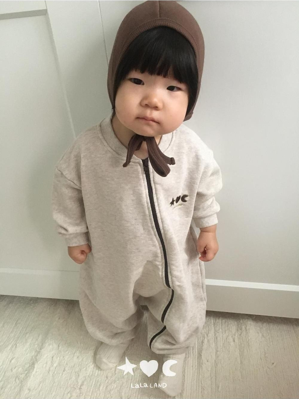 Baby Terry Zip-Up Bodysuit [LALALAND]（2026AW） 18