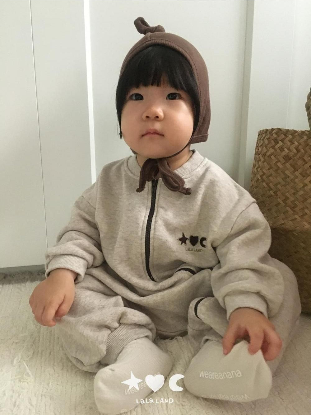 Baby Terry Zip-Up Bodysuit [LALALAND]（2026AW） 25