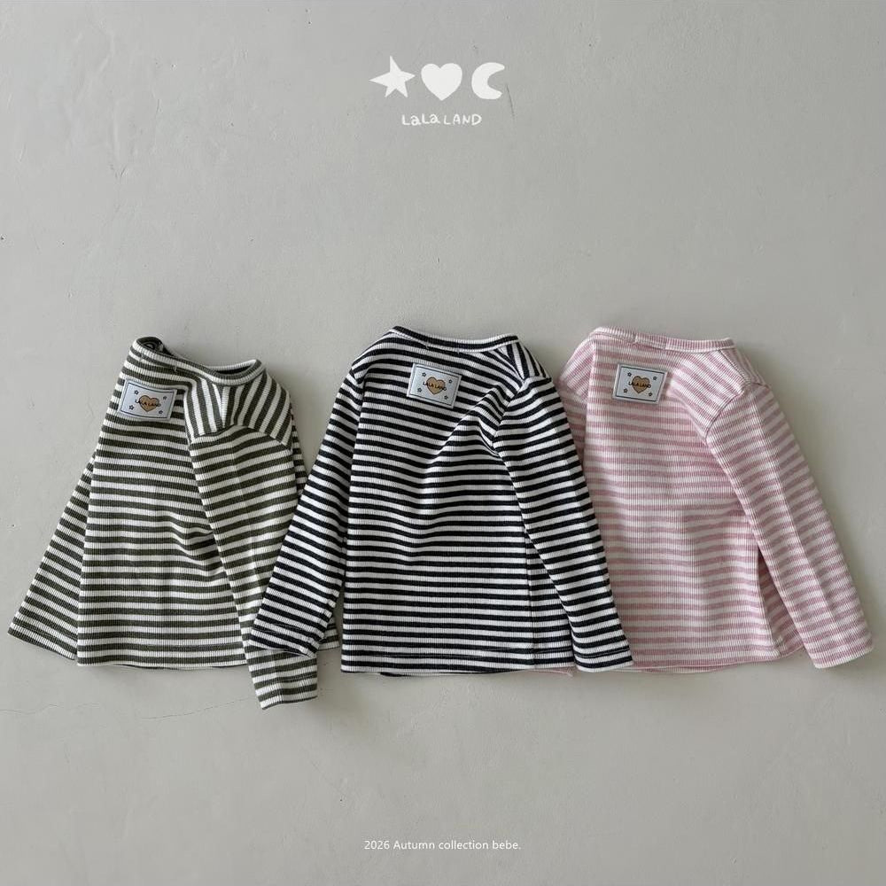 Baby Stripe Chewy Tee [LALALAND]（2026AW） 5