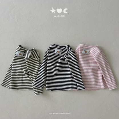 Baby Stripe Chewy Tee [LALALAND]（2026AW） 5