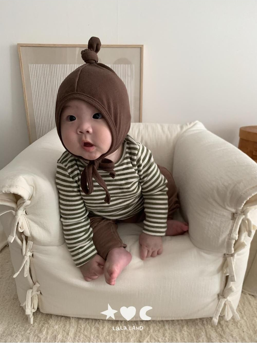 Baby Stripe Chewy Tee [LALALAND]（2026AW） 13