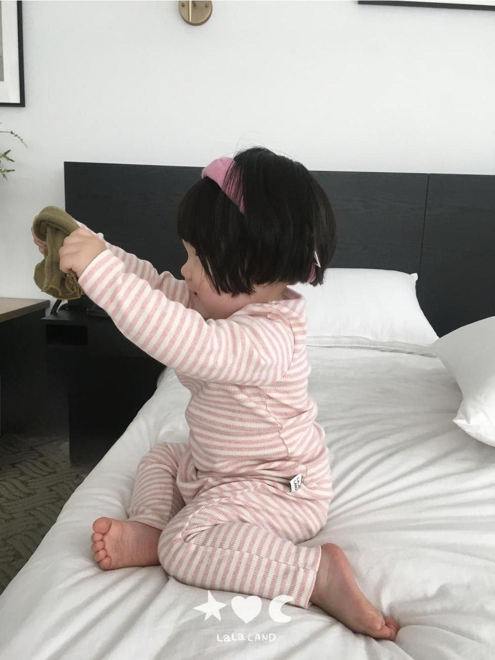 Baby Stripe Chewy Tee [LALALAND]（2026AW） 22