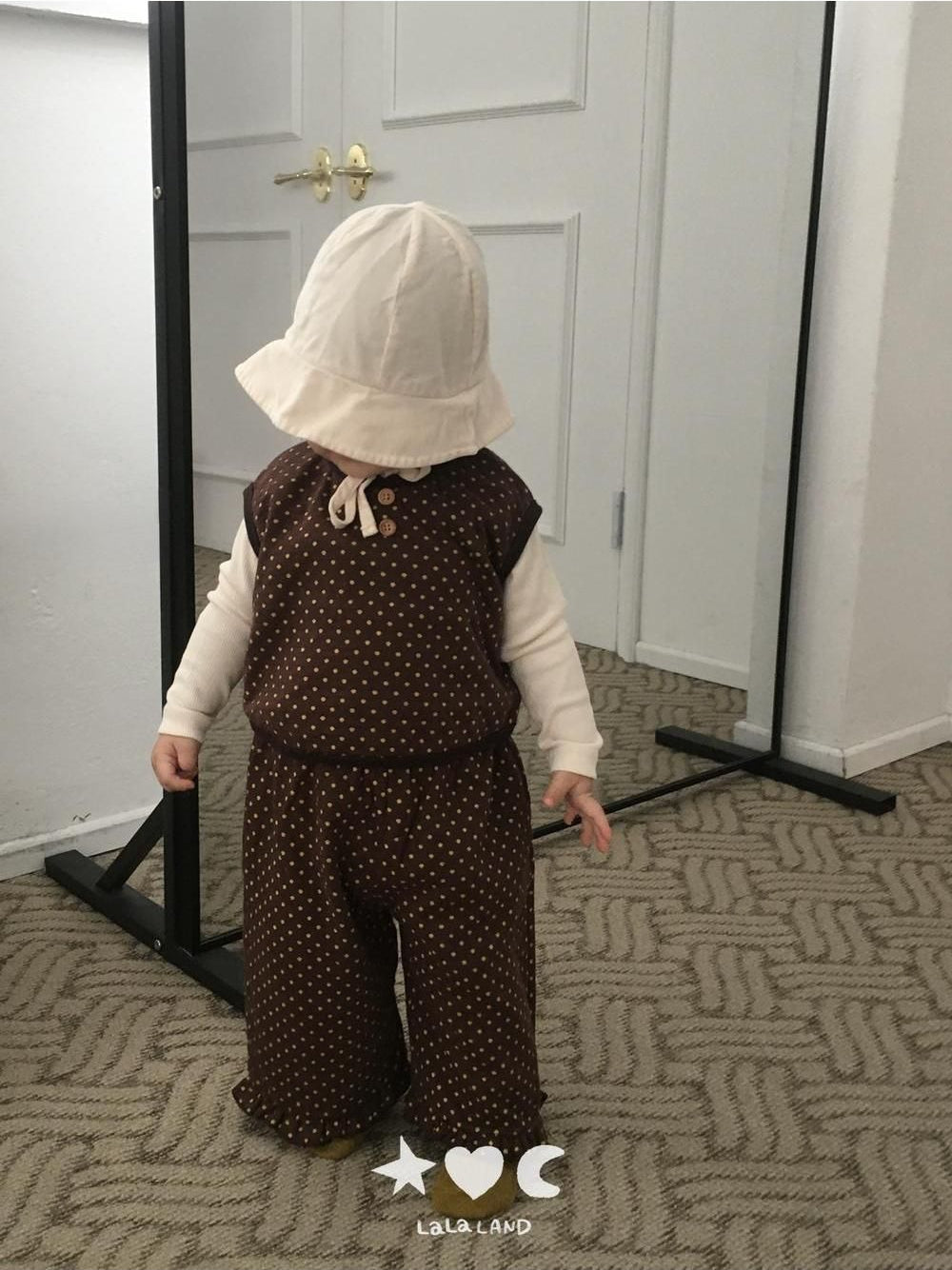 Baby Heart Dot Frill Pants [LALALAND]（2026AW） 9