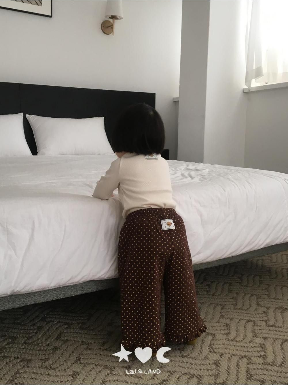 Baby Heart Dot Frill Pants [LALALAND]（2026AW） 11