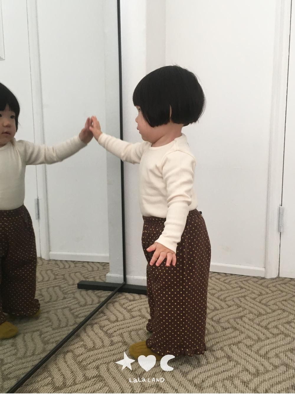 Baby Heart Dot Frill Pants [LALALAND]（2026AW） 12