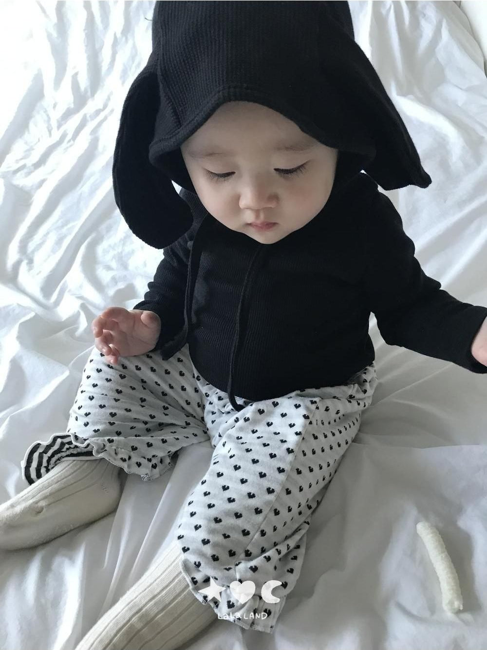 Baby Heart Dot Frill Pants [LALALAND]（2026AW） 17