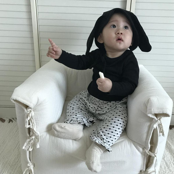 Baby Heart Dot Frill Pants [LALALAND]（2026AW） 1