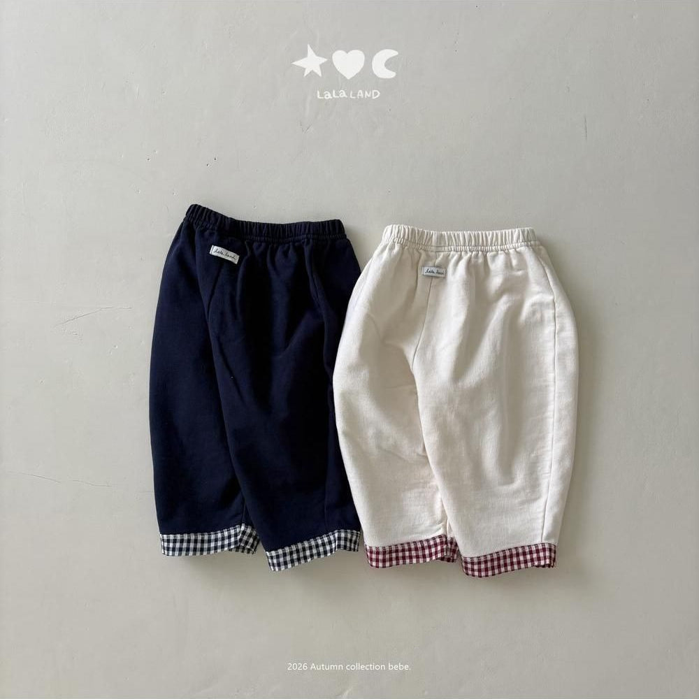 Baby Check Flare Pants [LALALAND]（2026AW） 6