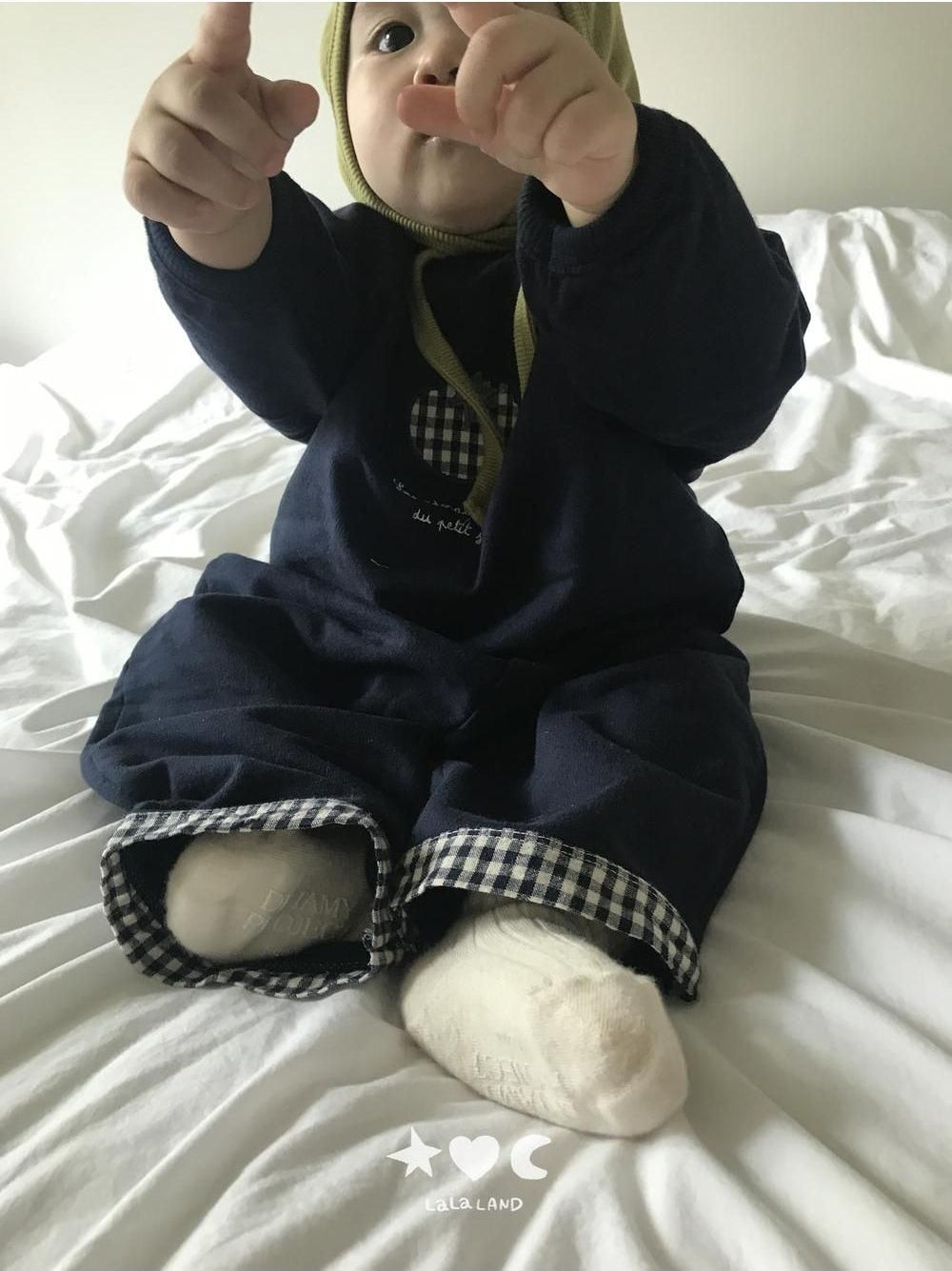 Baby Check Flare Pants [LALALAND]（2026AW） 8