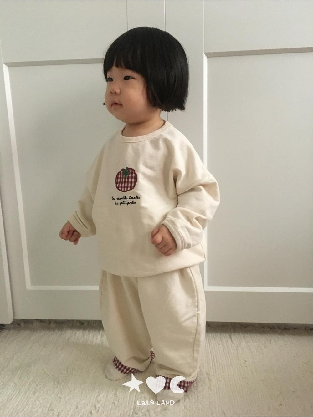 Baby Check Flare Pants [LALALAND]（2026AW） 19