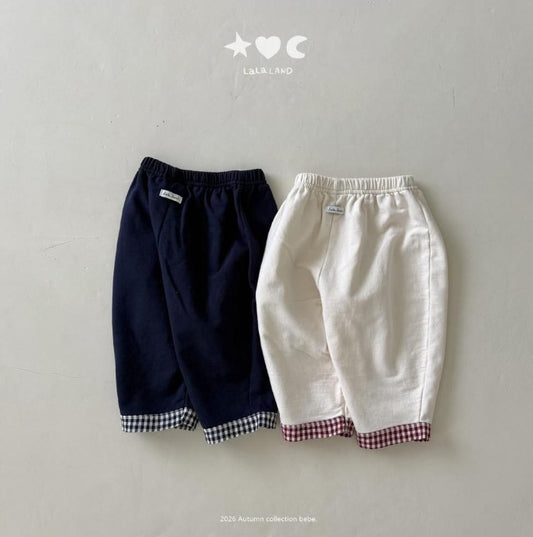 Baby Check Flare Pants [LALALAND]（2026AW） 1