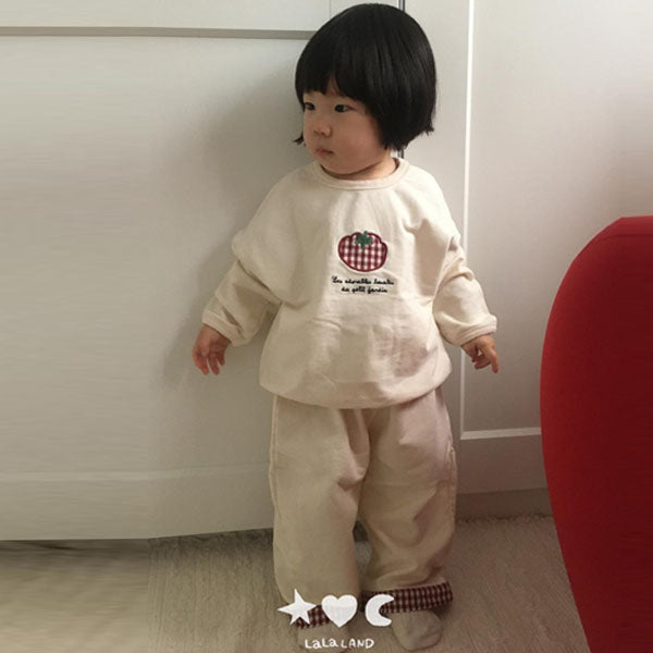 Baby Check Flare Pants [LALALAND]（2026AW） 2