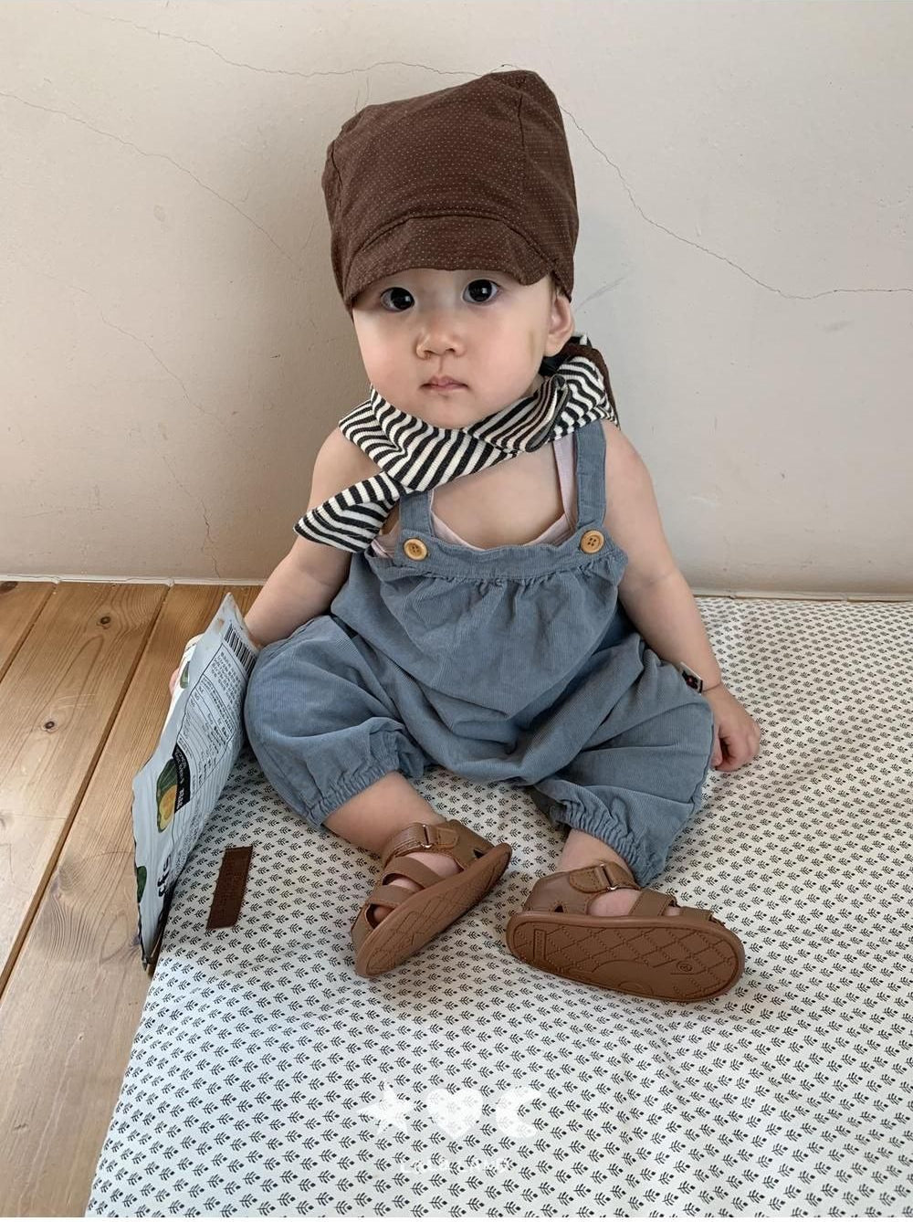 Baby Butter Suspender Overalls [LALALAND]（2026AW） 15