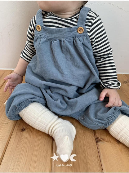 Baby Butter Suspender Overalls [LALALAND]（2026AW） 21