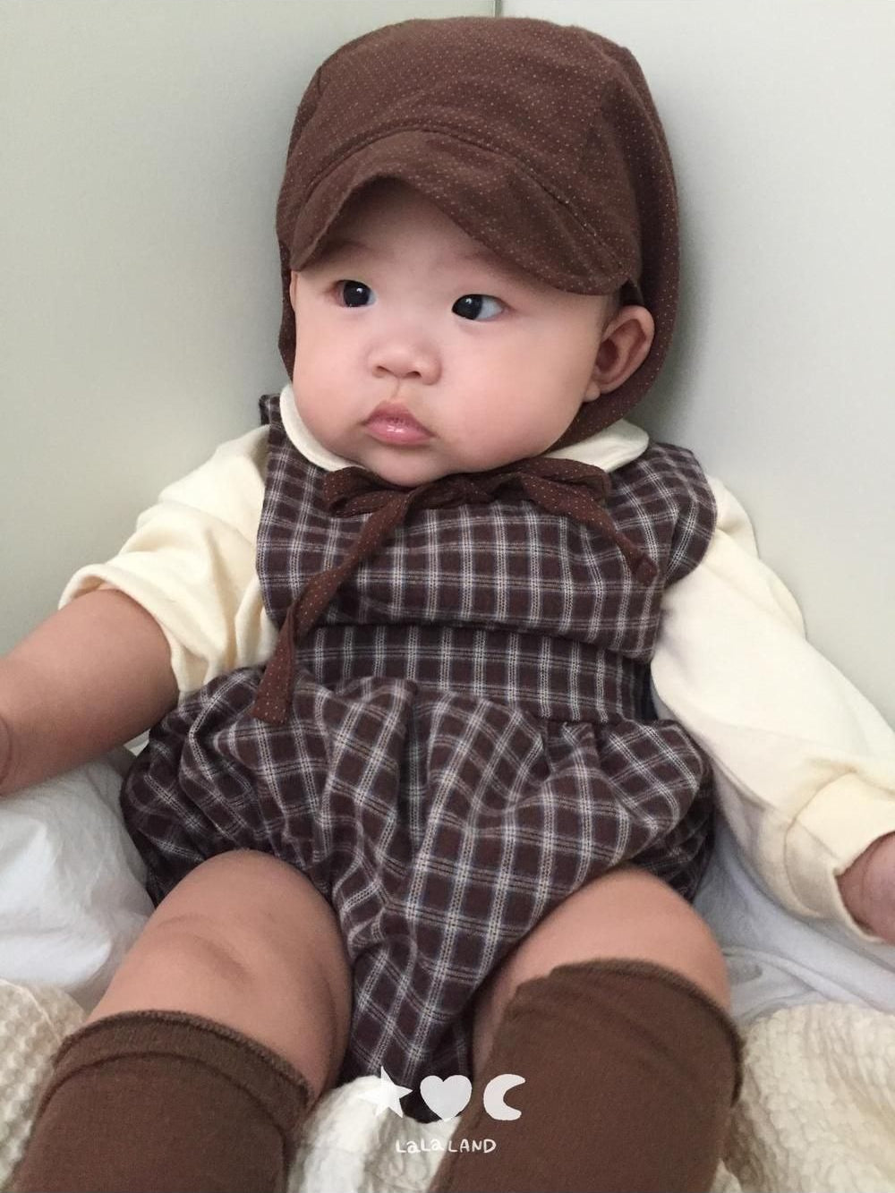 Baby Check Romper [LALALAND]（2026AW） 7