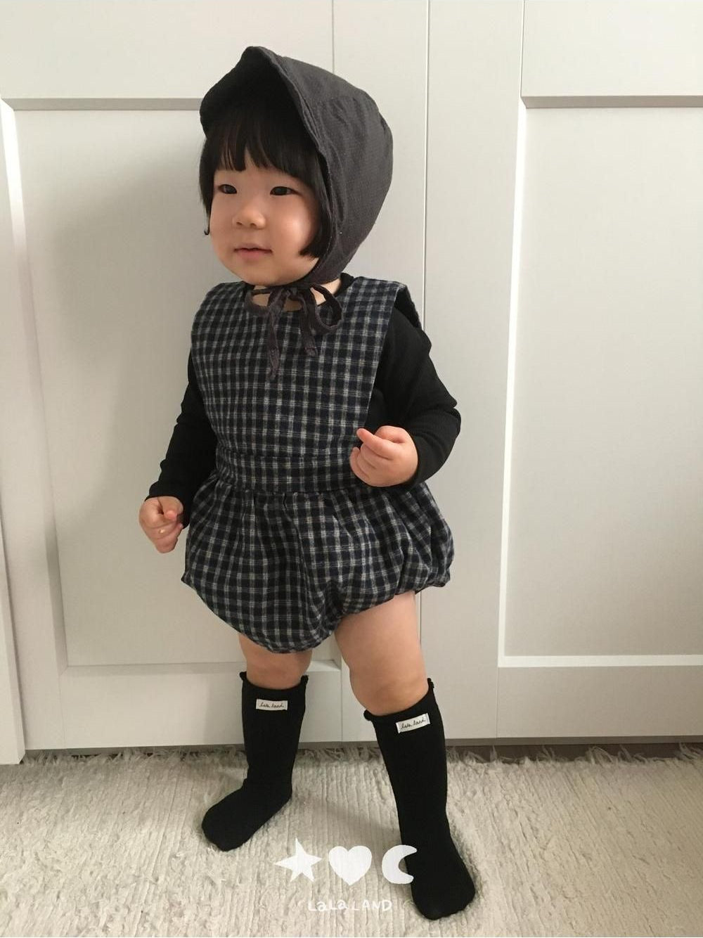 Baby Check Romper [LALALAND]（2026AW） 8