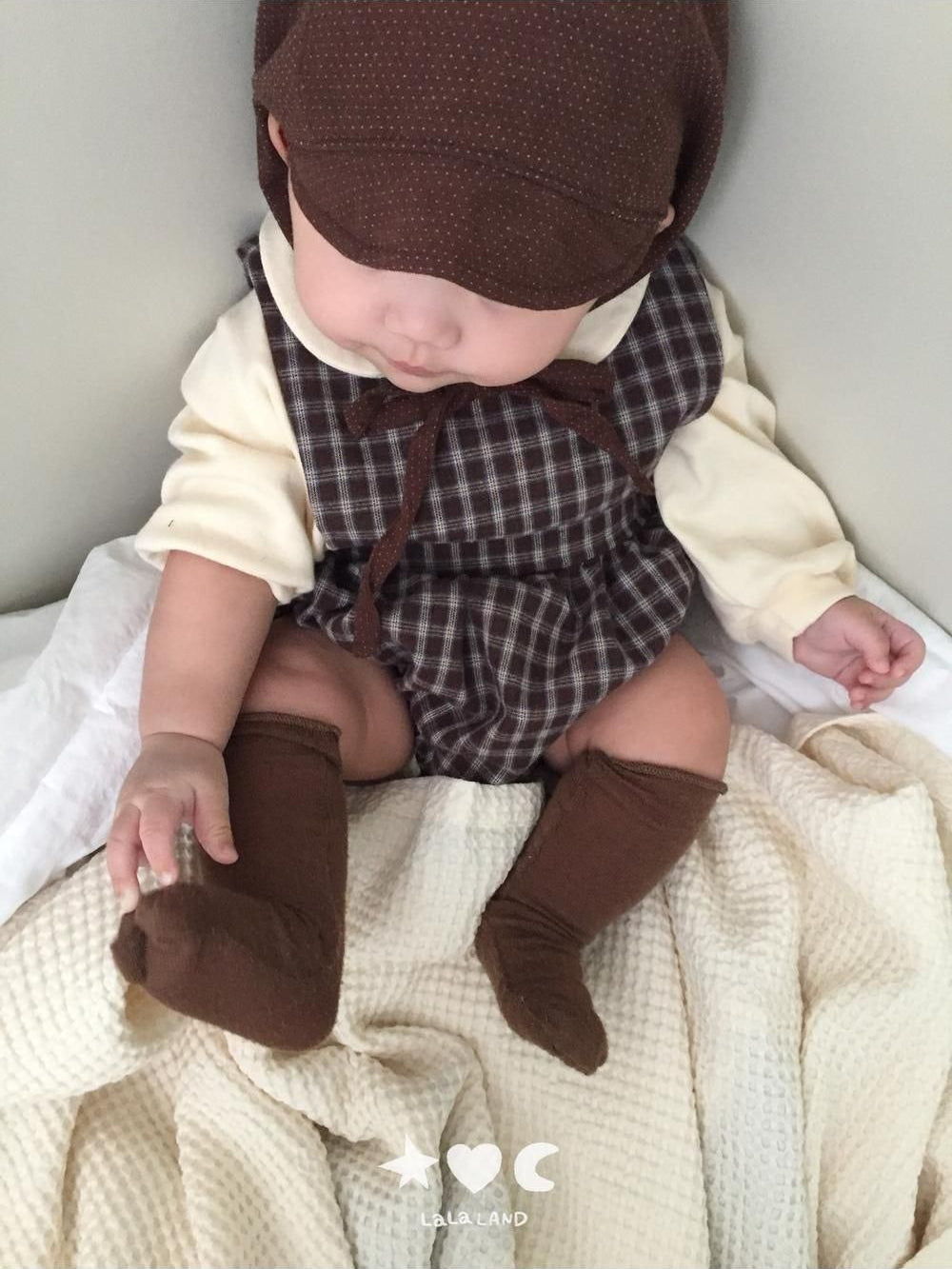 Baby Check Romper [LALALAND]（2026AW） 10