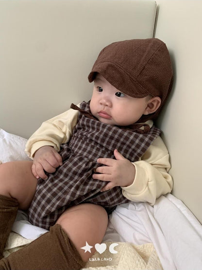 Baby Check Romper [LALALAND]（2026AW） 11