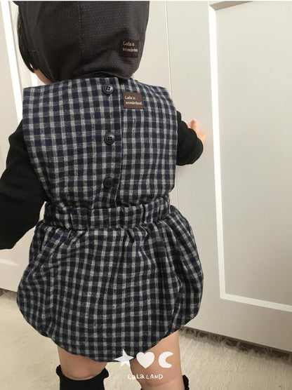Baby Check Romper [LALALAND]（2026AW） 17