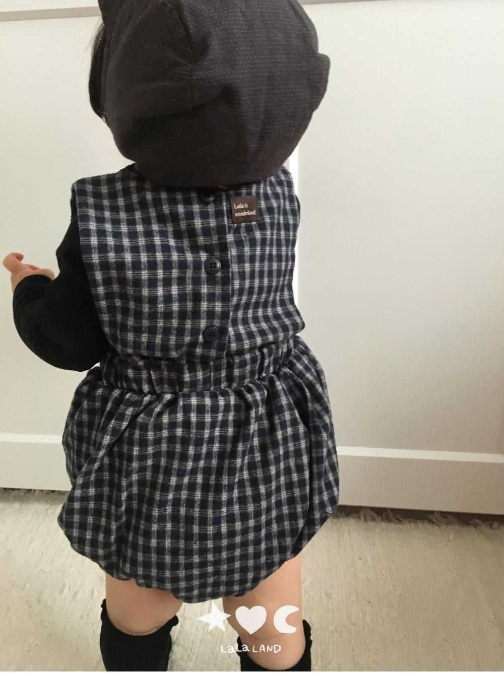 Baby Check Romper [LALALAND]（2026AW） 20