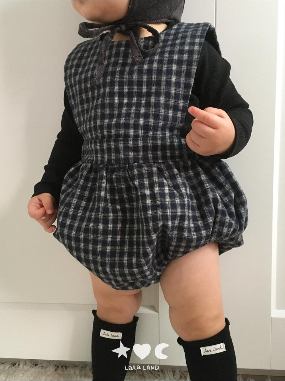 Baby Check Romper [LALALAND]（2026AW） 23