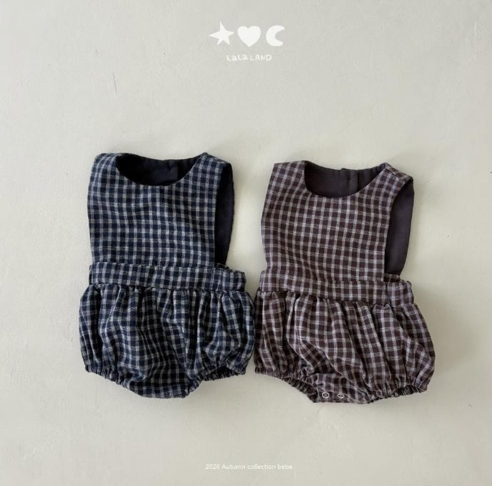 Baby Check Romper [LALALAND]（2026AW） 2