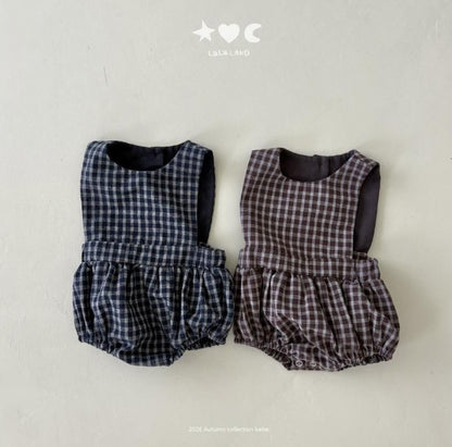 Baby Check Romper [LALALAND]（2026AW） 2