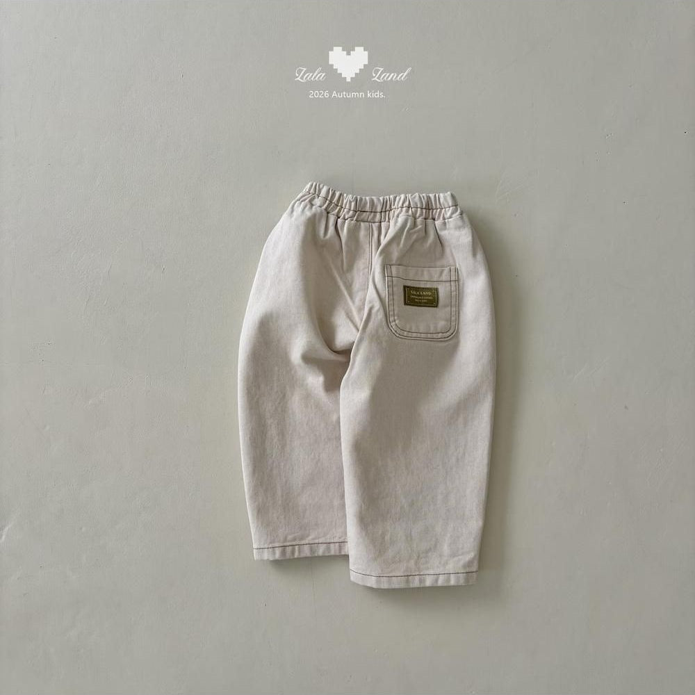 Wide Curved Denim Natural [LALALAND]（2026AW） 7