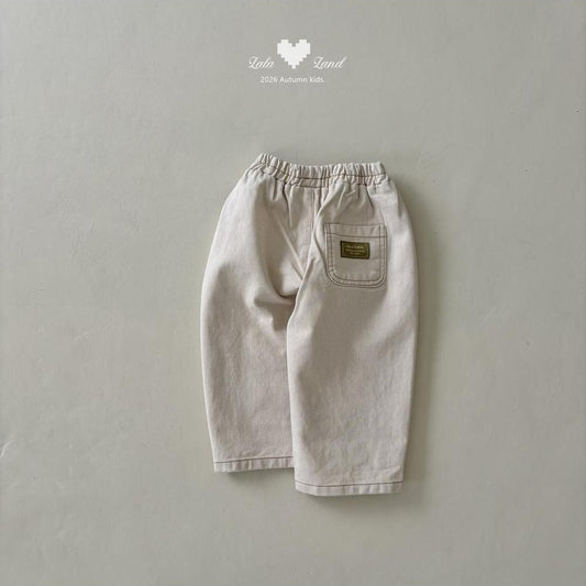 Wide Curved Denim Natural [LALALAND]（2026AW） 7