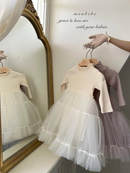 Ribbed Shasha Dress [monbebe]（2026AW） 2