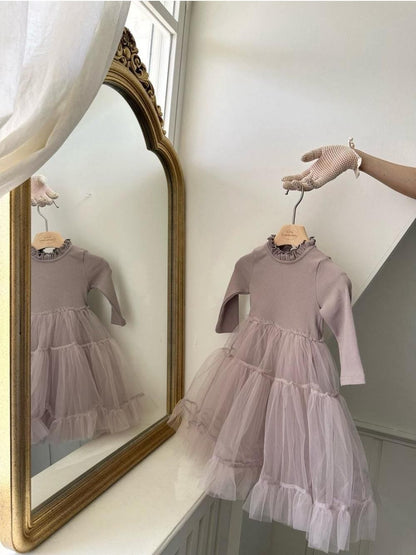 Ribbed Shasha Dress [monbebe]（2026AW） 9