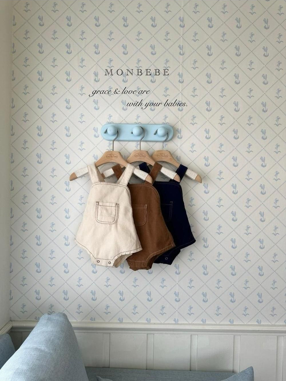 Royal Corduroy Baby Bodysuit [monbebe]（2026AW） 12