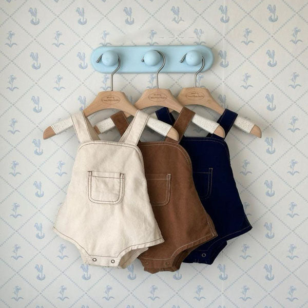 Royal Corduroy Baby Bodysuit [monbebe]（2026AW） 1