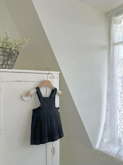 Louis Pleat Suspender Skirt [monbebe]（2026AW） 7
