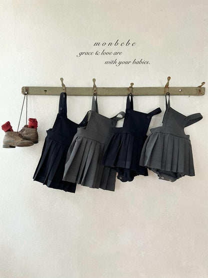 Louis Pleat Suspender Skirt [monbebe]（2026AW） 9