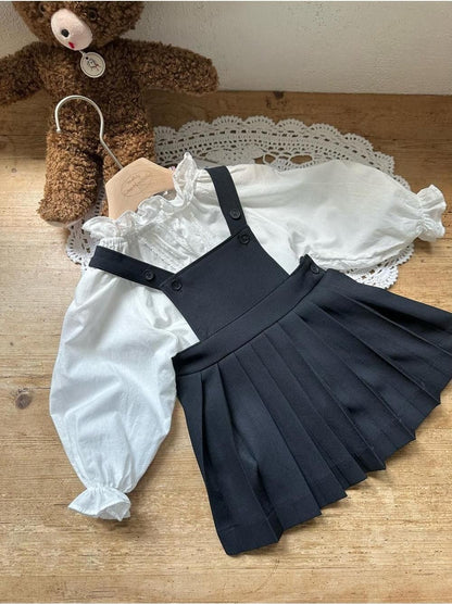 Louis Pleat Suspender Skirt [monbebe]（2026AW） 10