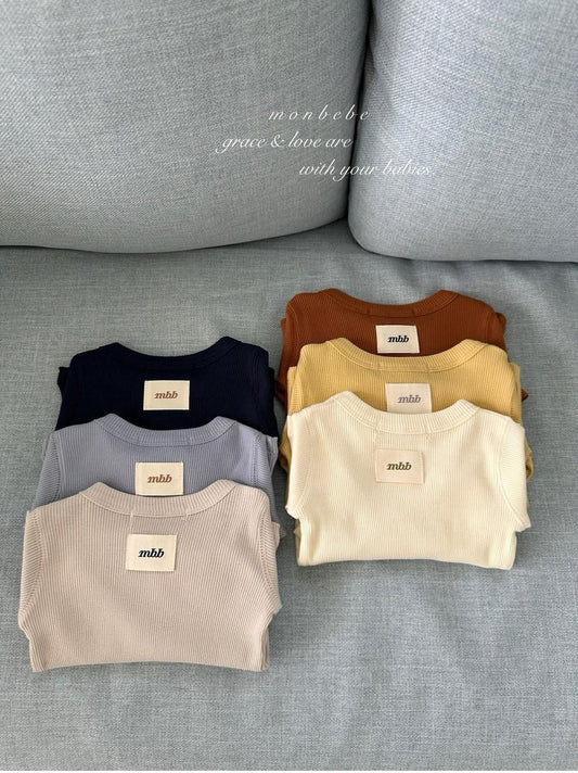 Mono Ribbed Tee [monbebe]（2026AW） 2